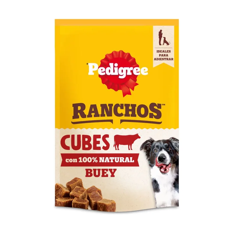 Pedigree 70 g Bocaditos Ranchos Cubes de Buey