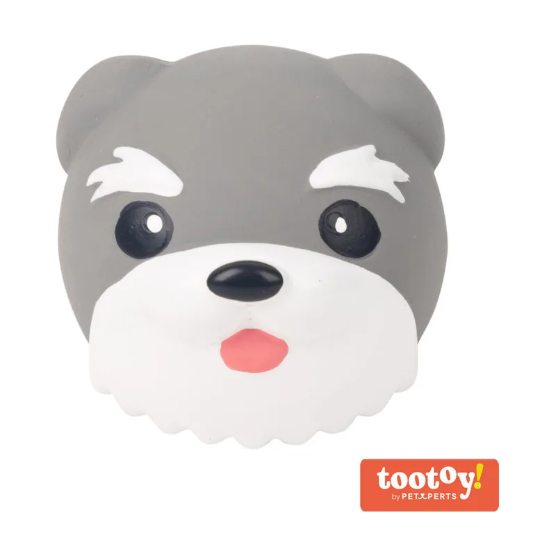 Tootoy! Chew Snauzer mordedor de látex con sonido para perros