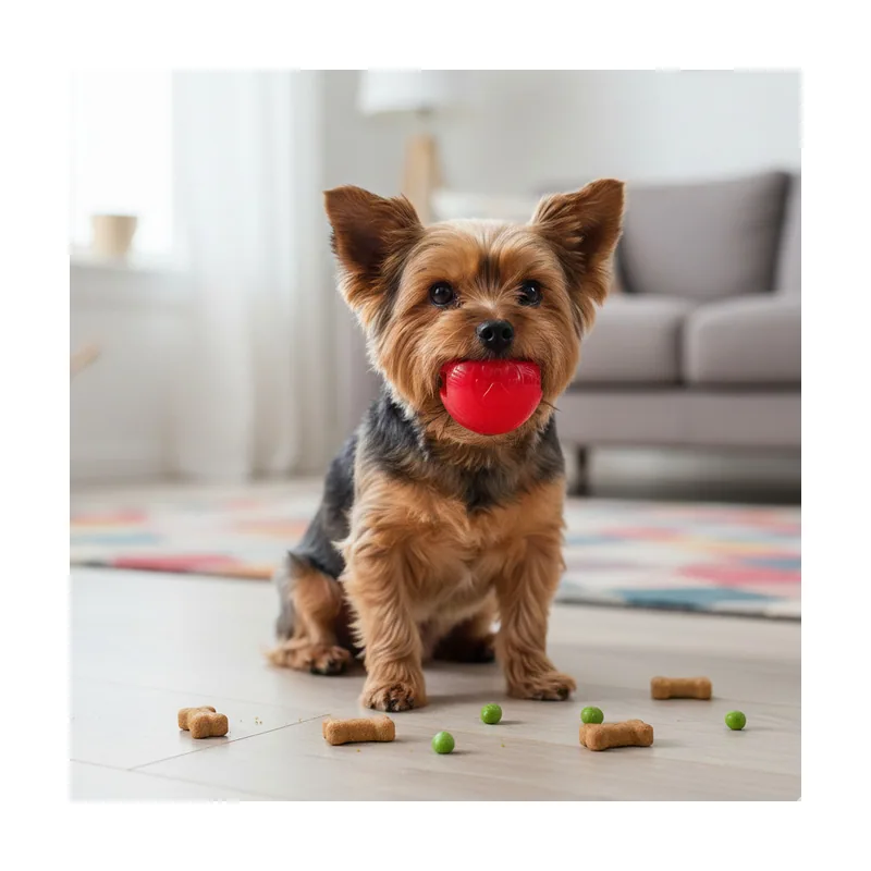 Tootoy! Pelota Toughie Rubber de Goma Roja para perros