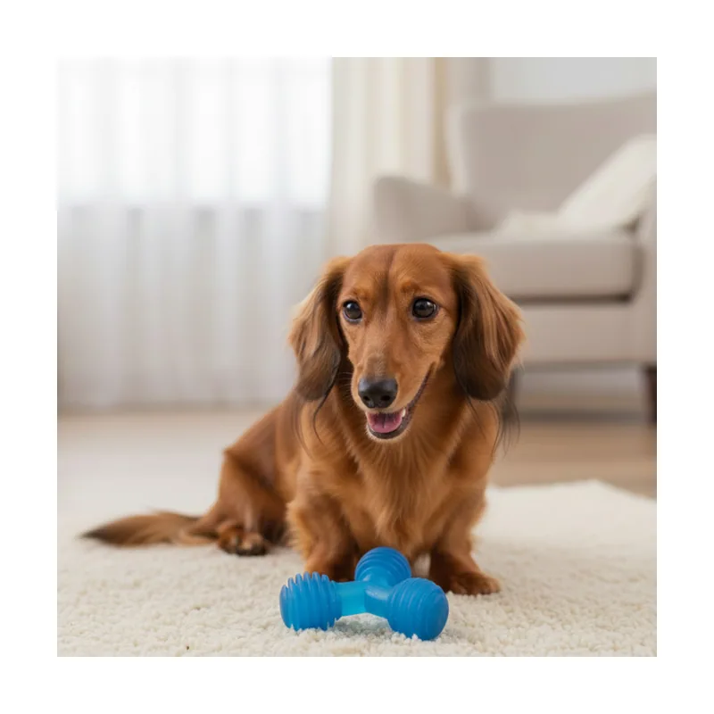 Tootoy! Mordedor de Pelotas en Triángulo Azul para perros