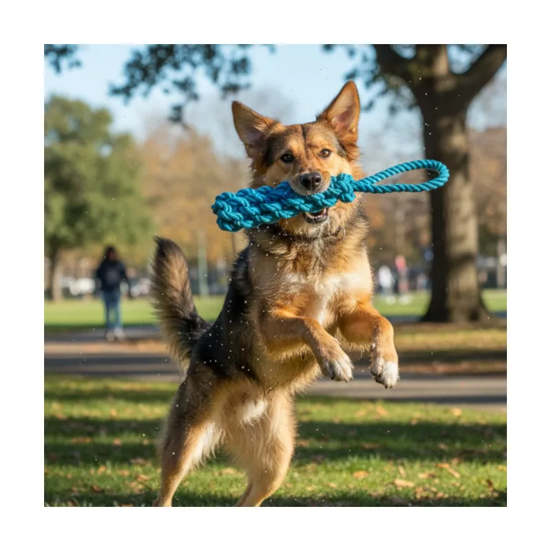 Tootoy! Mordedor de Cuerda Azul para perros
