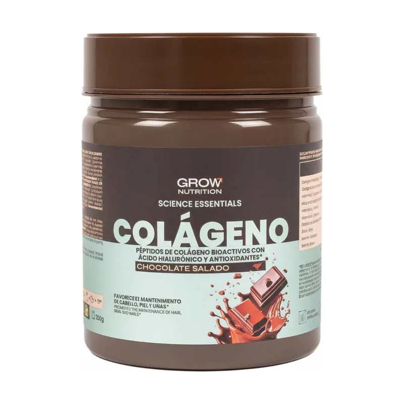 Grow Nutrition Colágeno Chocolate Salado Suplemento Articular 300 g