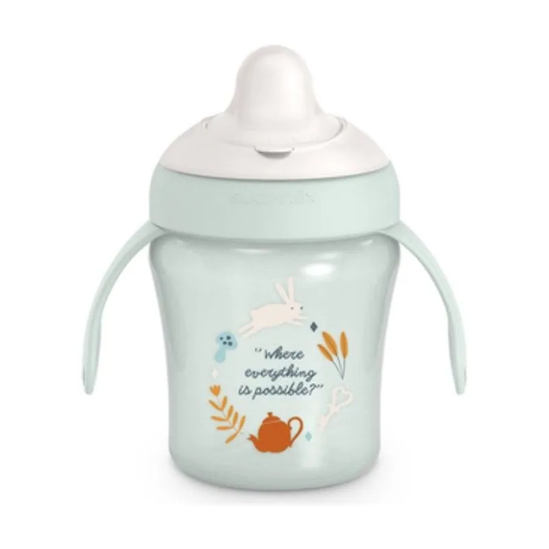 Suavinex Taza Antiderrame Verde Conejo 1