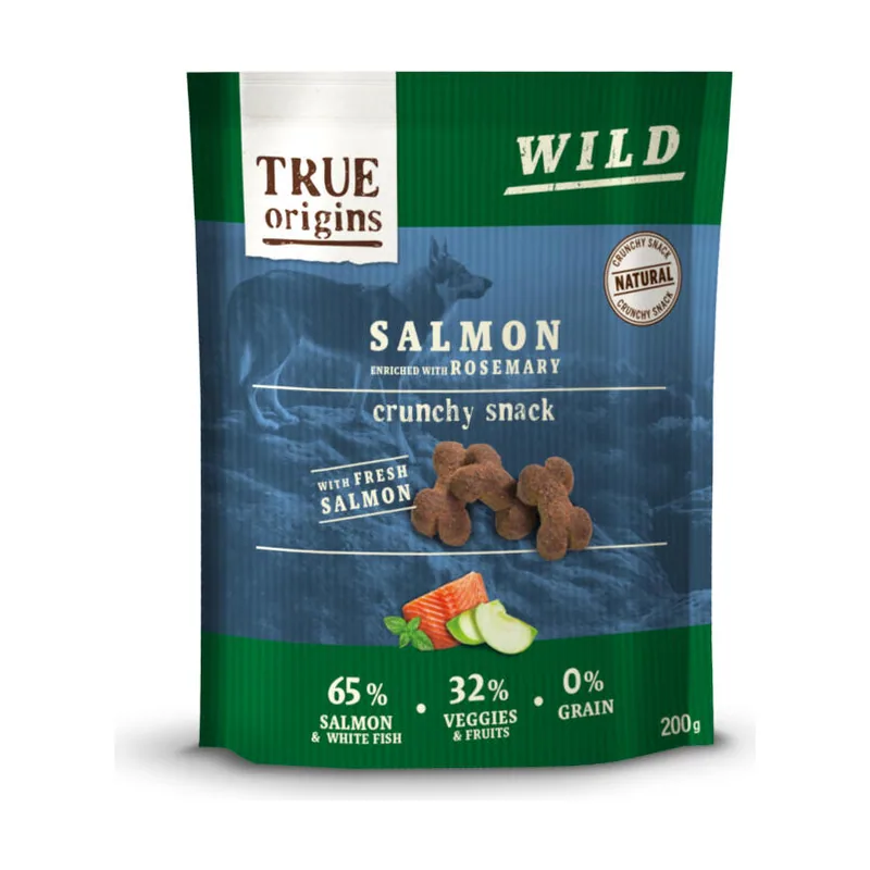 True Origins 200 g Wild Galletas Salmón y Romero