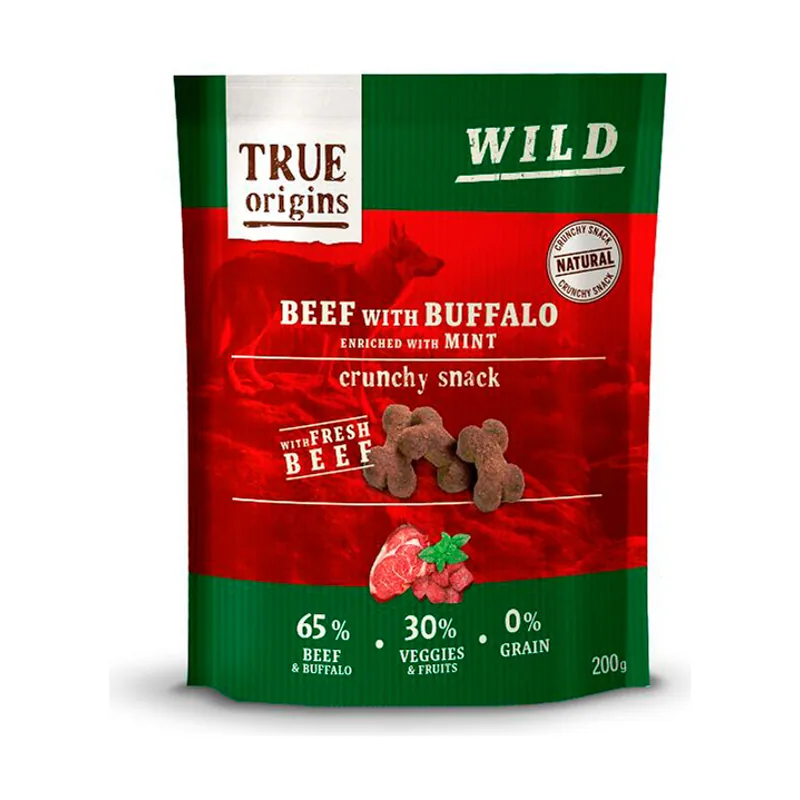 True Origins 200 g Wild Galletas Ternera con Bufalo