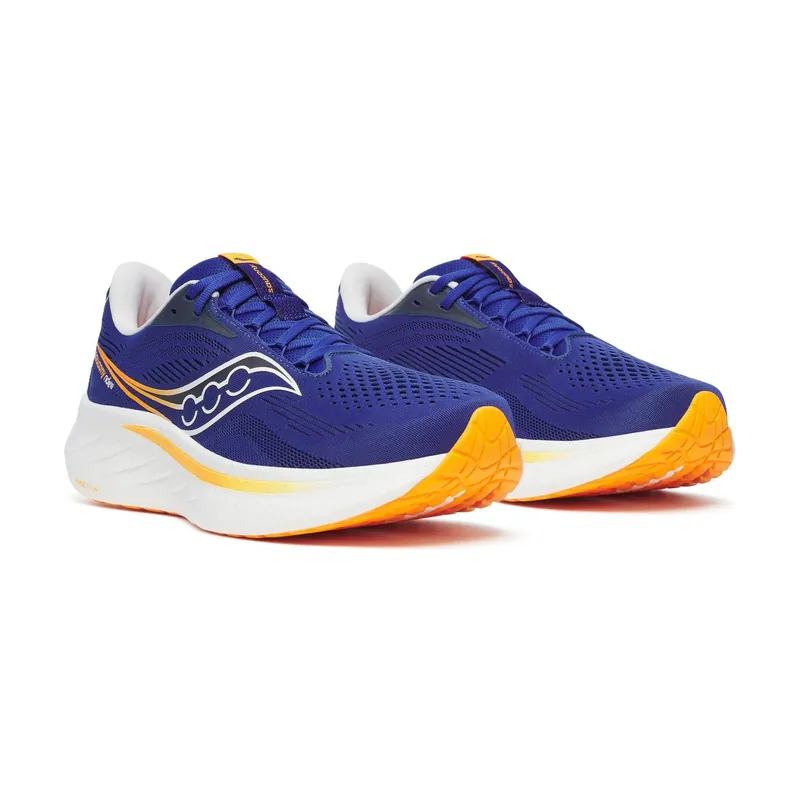 Par de zapatillas de running Saucony Ride 18 en azul