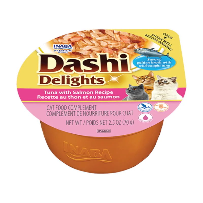 Dashi 70 g Delights Lata Atún y Salmón