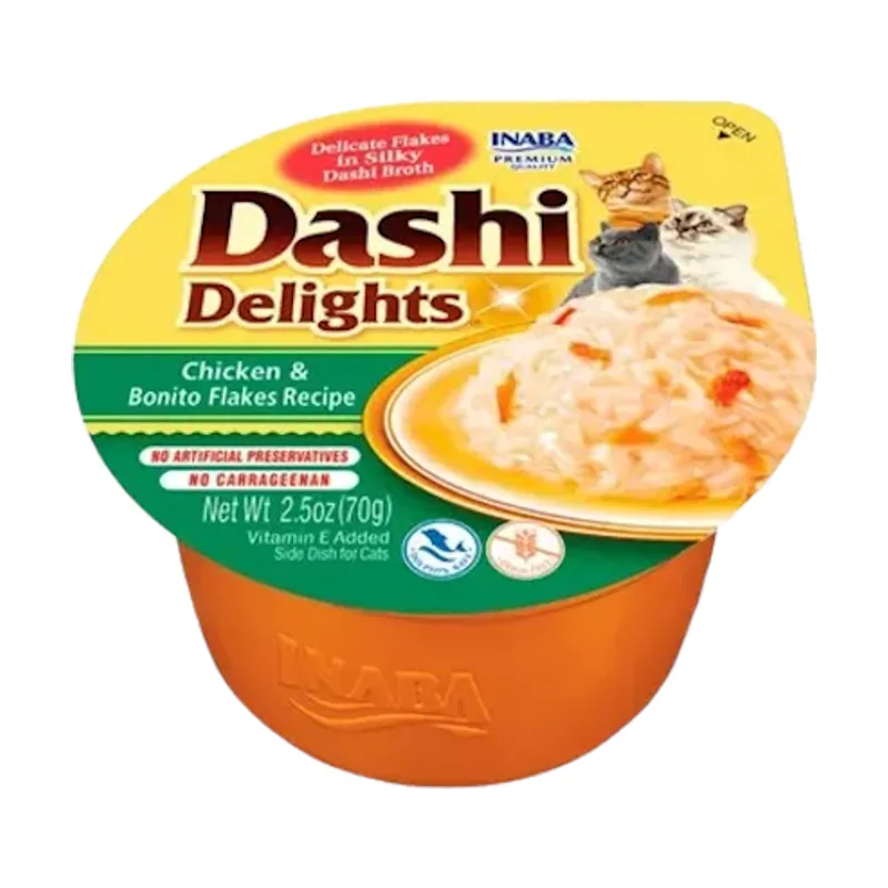 Dashi 70 g Delights Snack Cremoso Pollo y Copos de Bonito tarrina