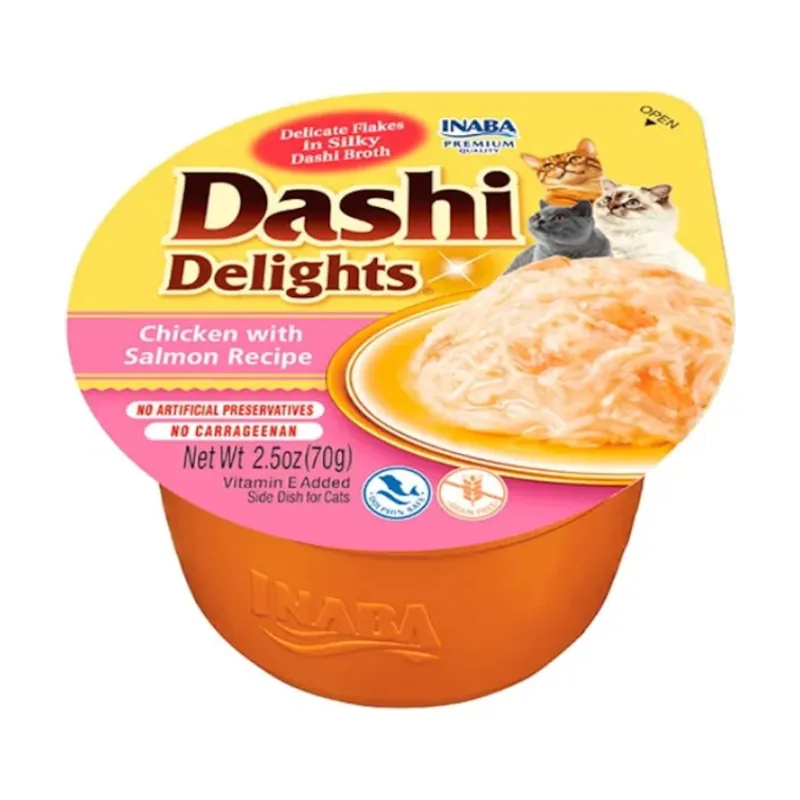 Dashi 70 g Delights Snack Cremoso Pollo y Salmón tarrina