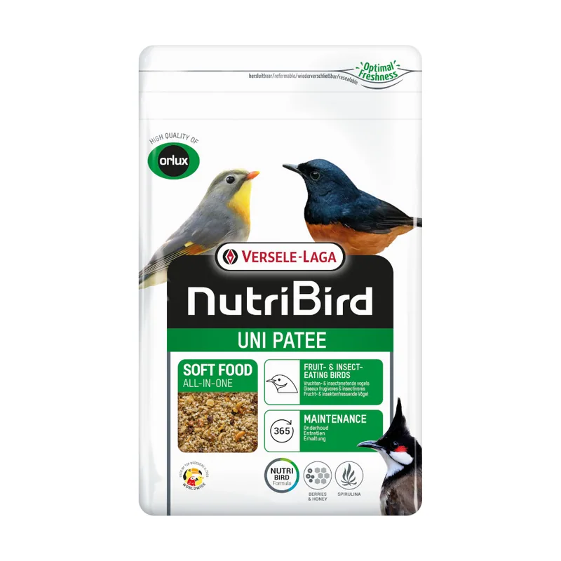 Versele-Laga 1 KG 1 kg NutriBird Uni Patee para aves insectívoras y frugívoras