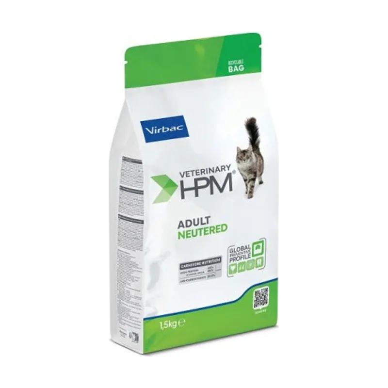 Virbac HPM Veterinary Adult Esterilizado Pienso Cerdo para gatos
