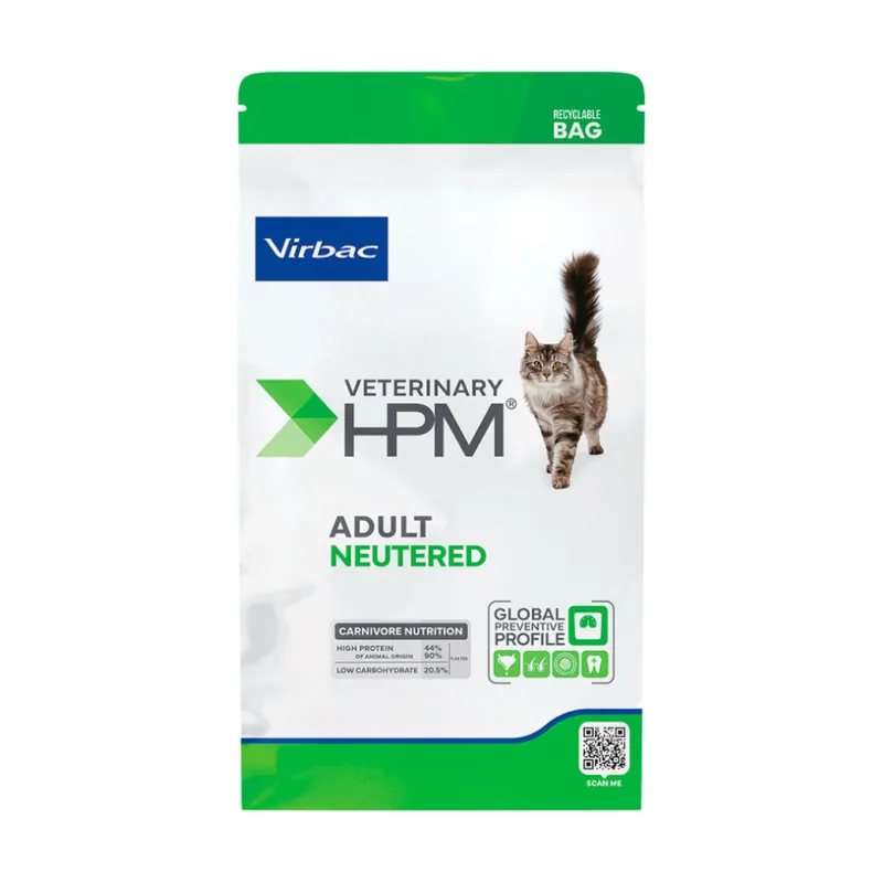 Virbac HPM Veterinary Adult Esterilizado Pienso Cerdo para gatos