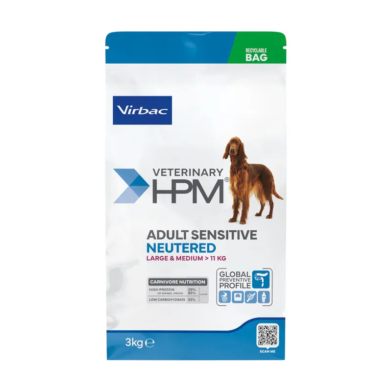 Virbac HPM Veterinary Adult Sensitive Esterilizado Pienso Cerdo