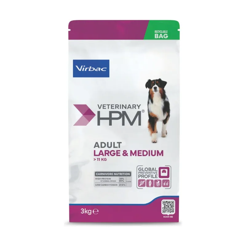 Virbac HPM Veterinary Adult Large & Medium Pienso Cerdo