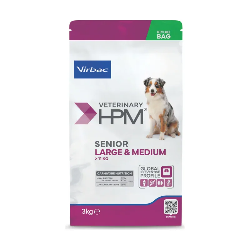 Virbac HPM Veterinary Senior Large & Medium Pienso Cerdo