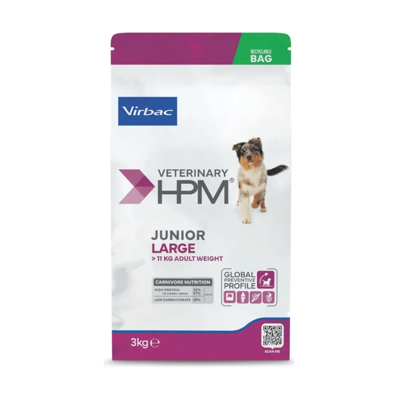 Virbac HPM Veterinary Junior Large Pienso Cerdo