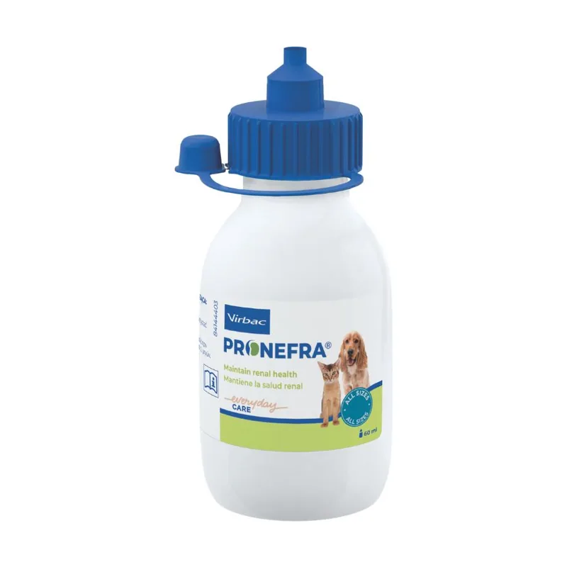 Virbac 60 ml Pronefra Suplemento Alimenticio para perros y gatos