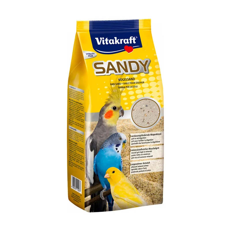 Vitakraft 2.5 KG Sandy Plus Arena para pájaros