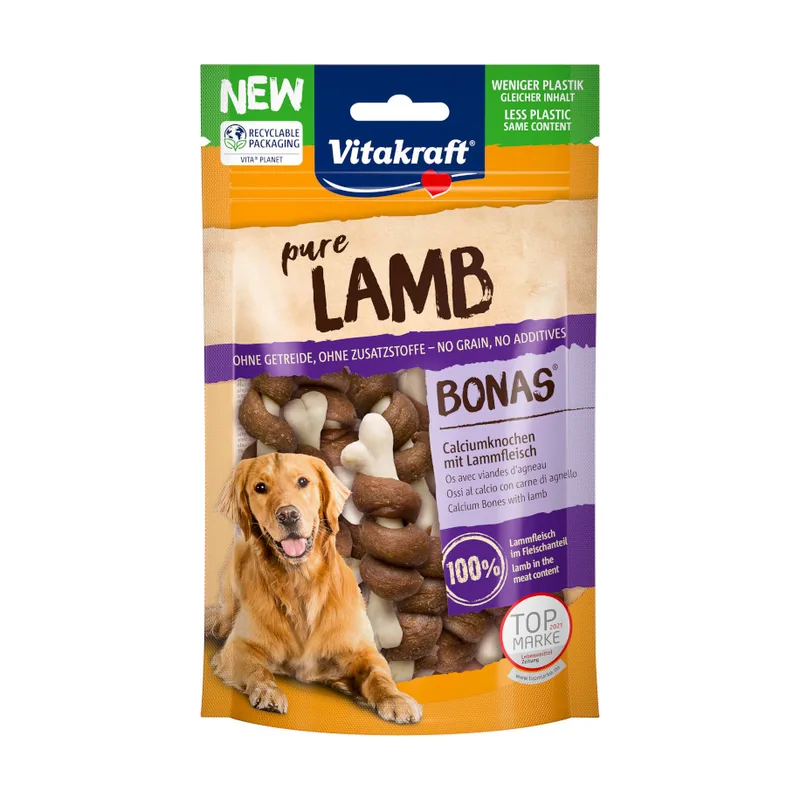 Vitakraft 80 g Huesitos Pure Bonas de Cordero