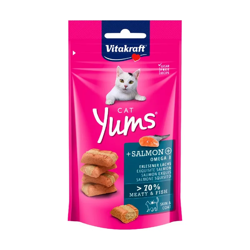 Vitakraft 40 g Cat Yums Bocaditos de Salmón