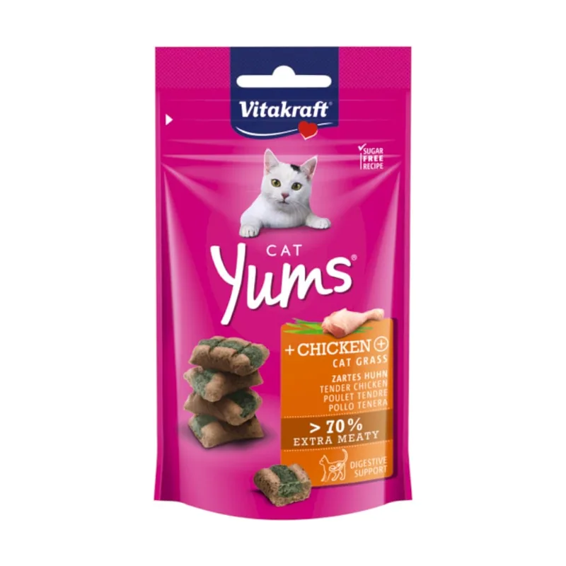Vitakraft 40 g Cat Yums Bocaditos de Pollo