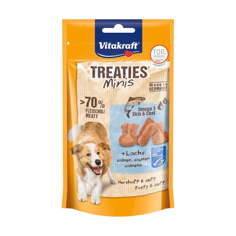 Vitakraft 48 g Treaties Minis de paté con salmón