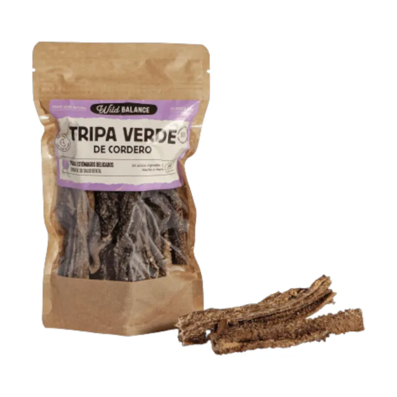 Wild Balance 80 g Tripa Verde de Cordero