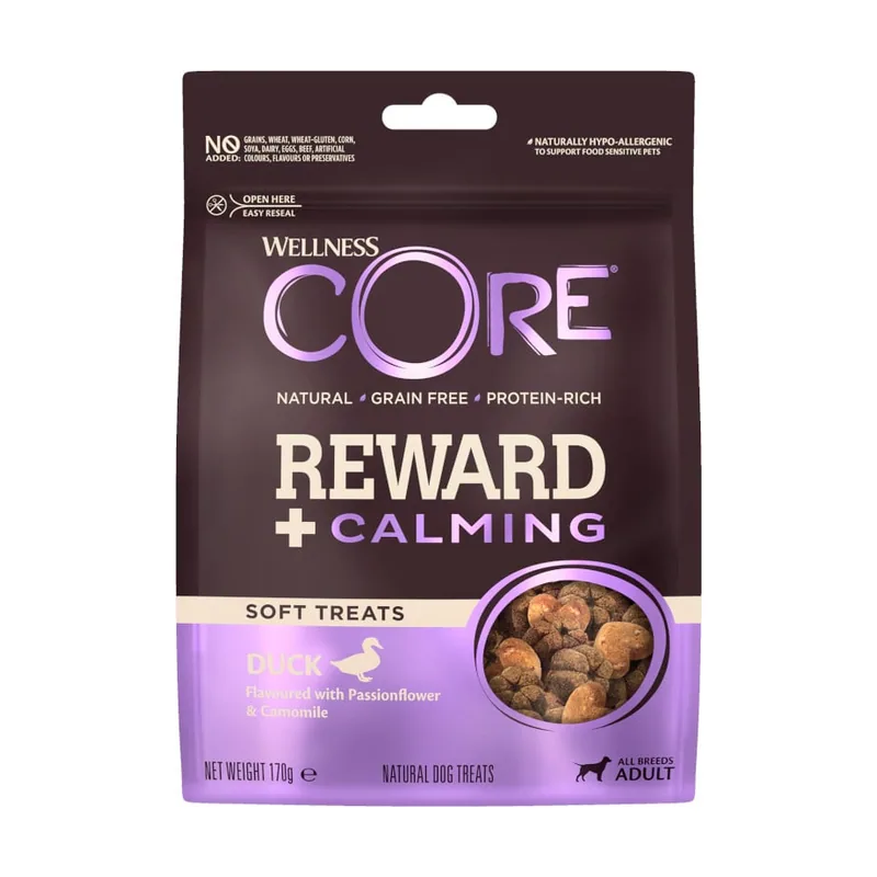 Wellness Core 170 g Bocaditos Reward+ Calming Pato