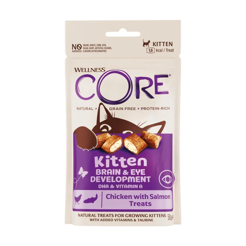 Wellness Core 50 g Snacks Pollo y Salmón para gatito