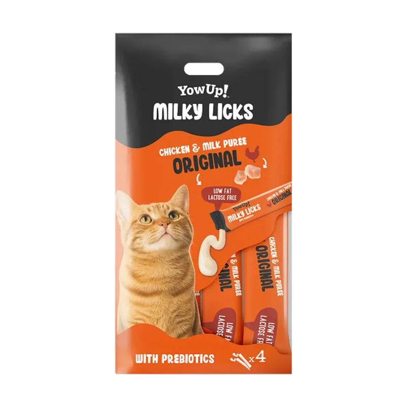 Yowup 60 g Milky Licks pollo para gato