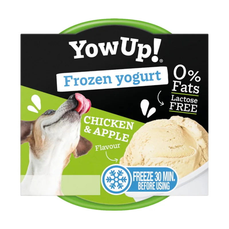 Yowup 110 g Pollo y Manzana Yogur Helado alimento