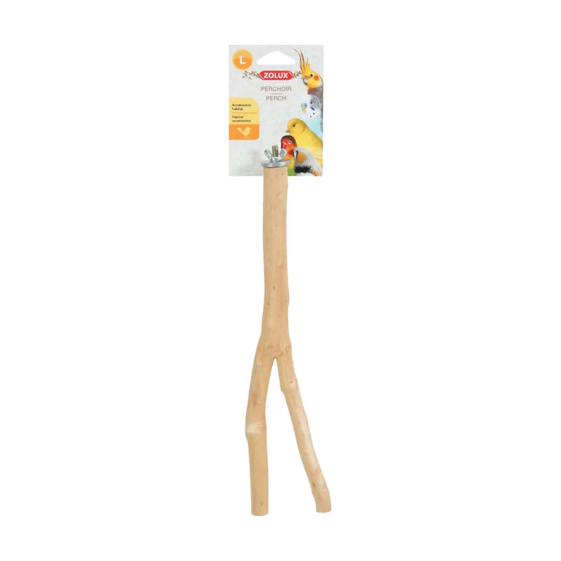 Zolux 0.113 KG percha de rama natural para pájaros