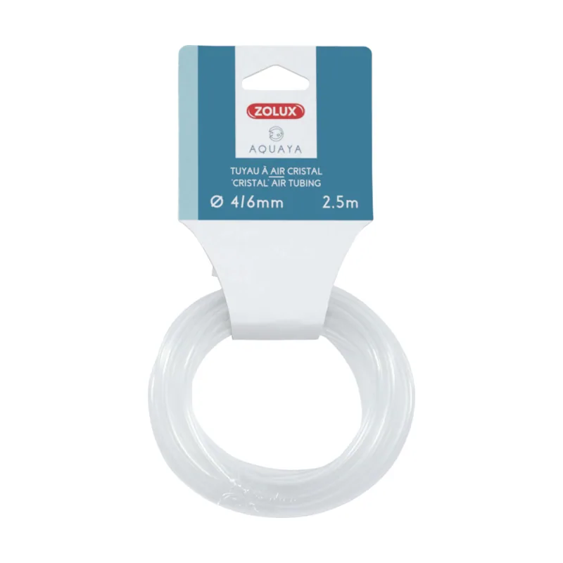 Zolux tubo de aire para acuarios de agua dulce y salade de 4.6 mm