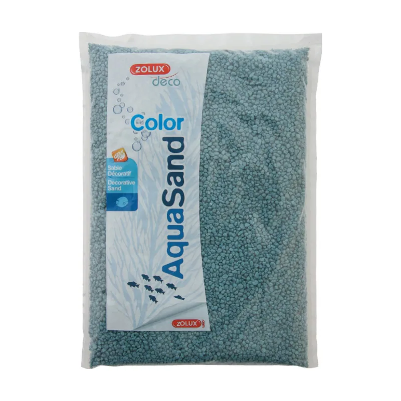 Zolux 1 kg AquaSand Azul para acuarios