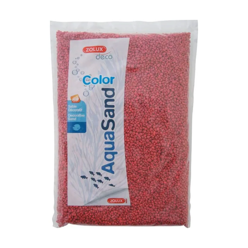 Zolux 1 kg AquaSand Roja para acuarios