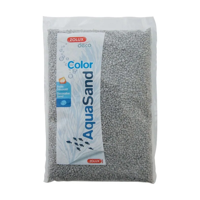 Zolux Aquasand Grava de Sílex Gris para acuarios
