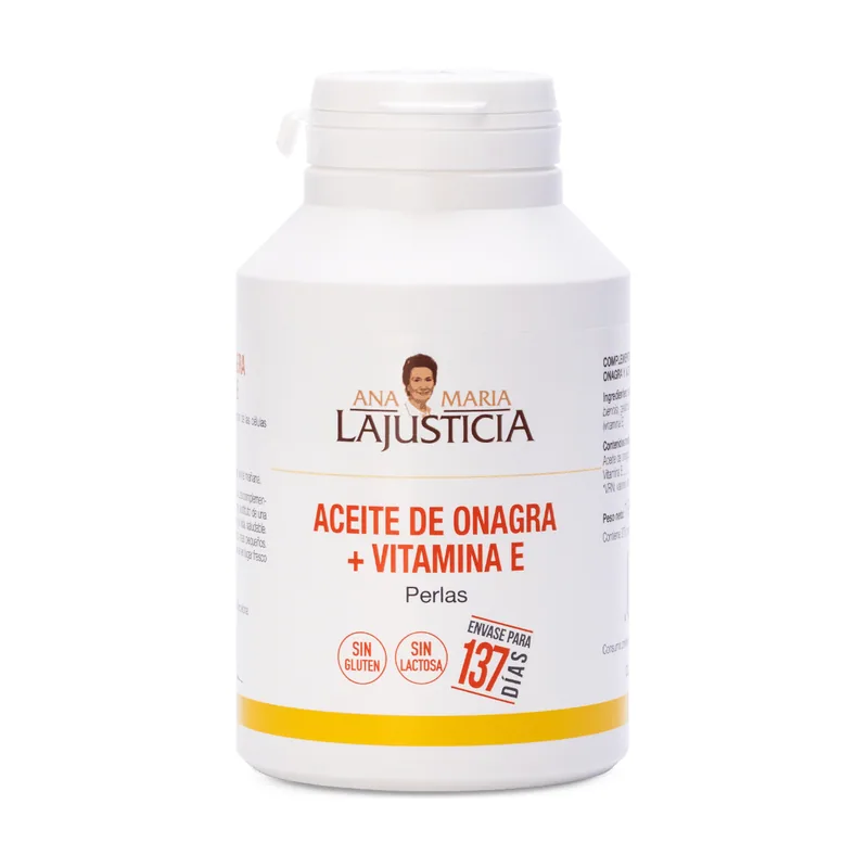 Ana María Lajusticia Aceite de Onagra+ Vitamina E 275 Perlas