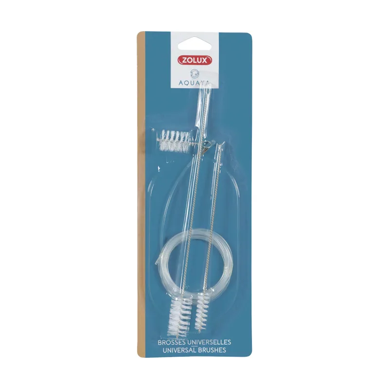 Zolux Aquaya Set de Cepillos de Limpieza para acuarios