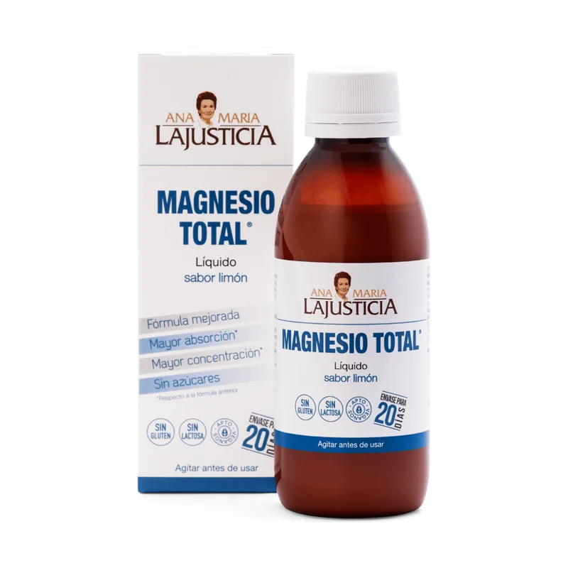 Ana María Lajusticia Magnesio Total Liquido Sabor Limón 200ml