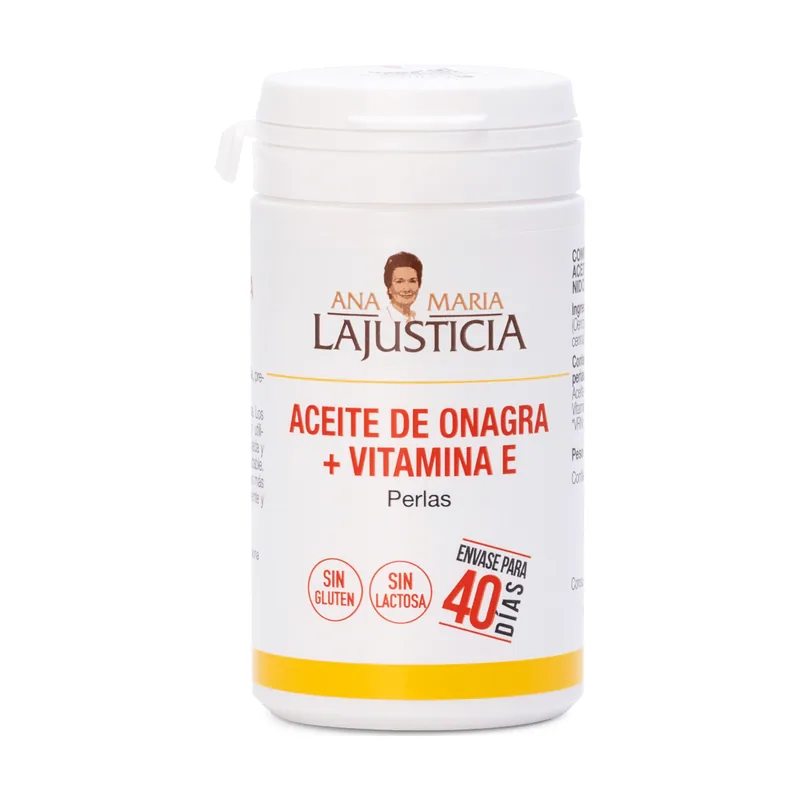 Ana María Lajusticia Aceite de Onagra + Vitamina E 80 Perlas