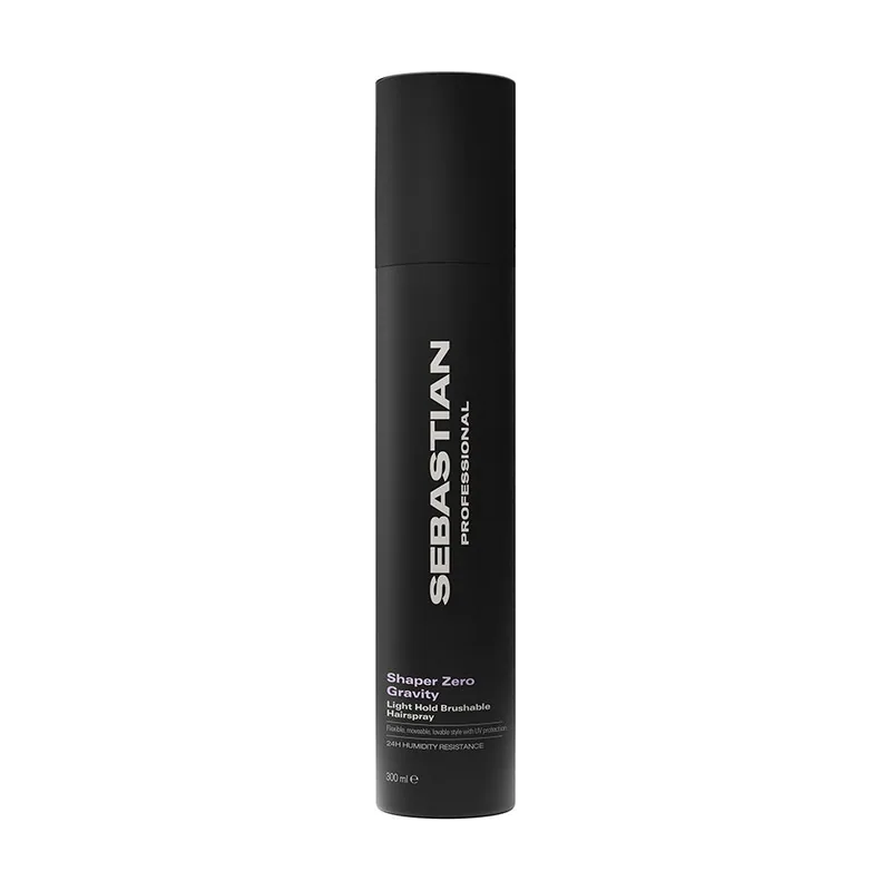 Sebastian Professionals SHAPER ZERO GRAVITY laca de fijación suave y ligera 24 horas de resistencia a la humedad 300 ml