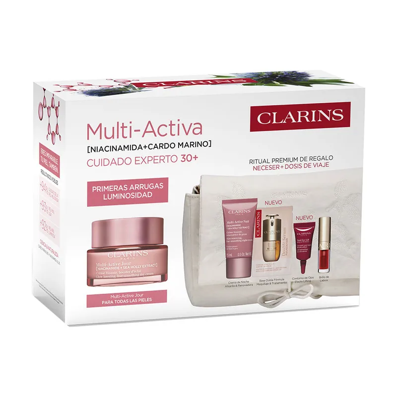 Clarins MULTI-ACTIVE Crema Todo Tipo DE Pieles Estuche 6 pz