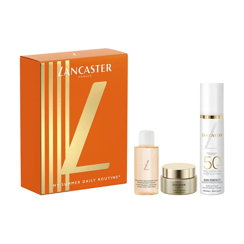 Lancaster SUN Perfect Illuminating Cream SPF50 Estuche 3 pz