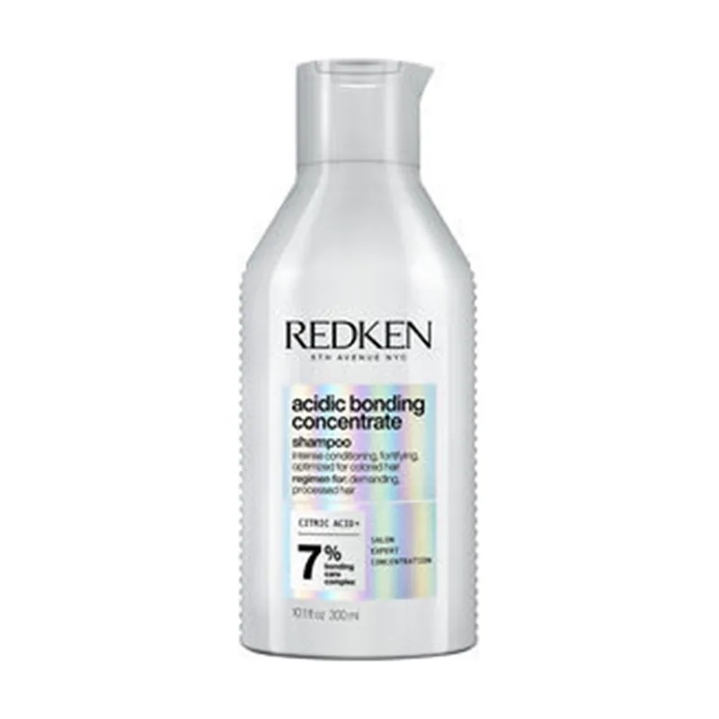 Redken ACIDIC BONDING CONCENTRATE Champú profesional sin sulfatos para cabello dañado 300 ml