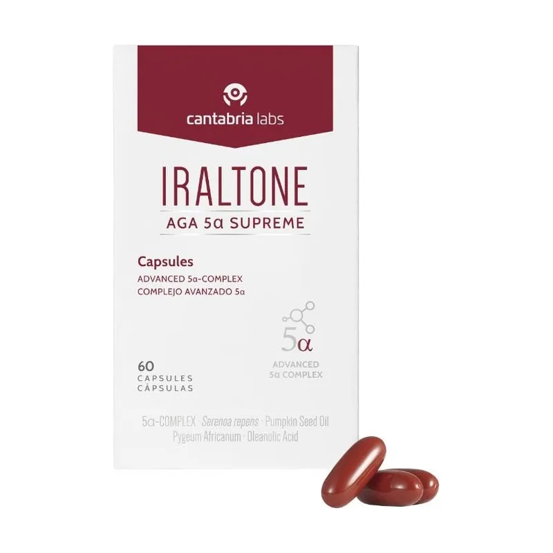 Cantabria Labs IRALTONE AGA 5-ALFA SUPREME cápsulas 60 u