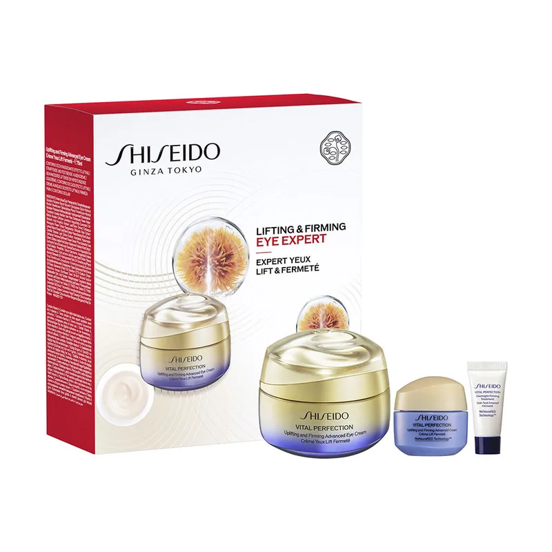 Shiseido Vital Perfection Uplifting & Firming EYE Estuche 3 pz