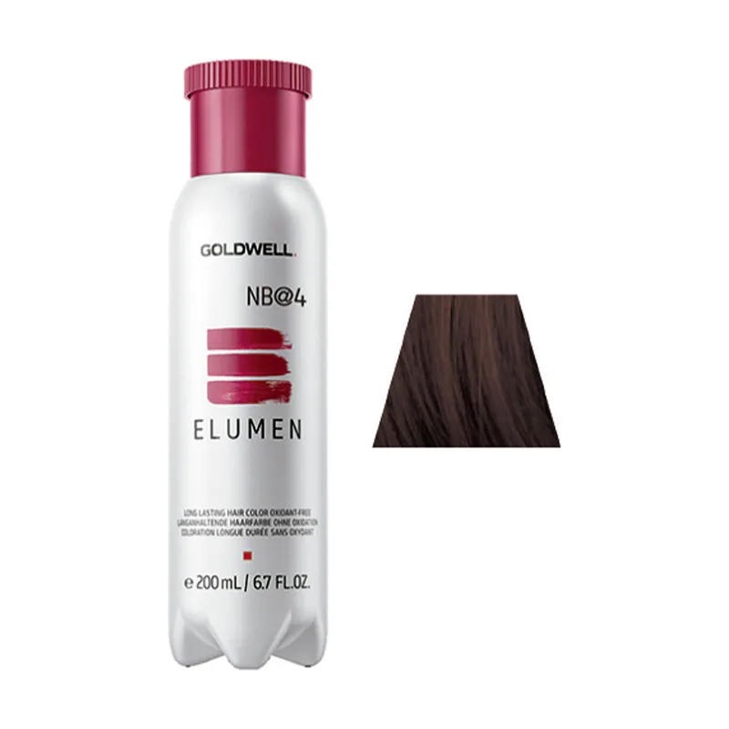 Goldwell ELUMEN long lasting hair oxidant free #NB@4