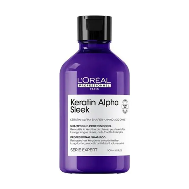 L'Oréal Professionnel Paris KERATIN ALPHA SLEEK champú 300 ml
