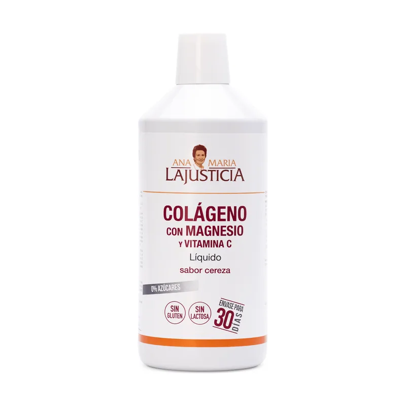 ANA Maria Lajusticia Colágeno CON Magnesio + Vitamina C #cereza