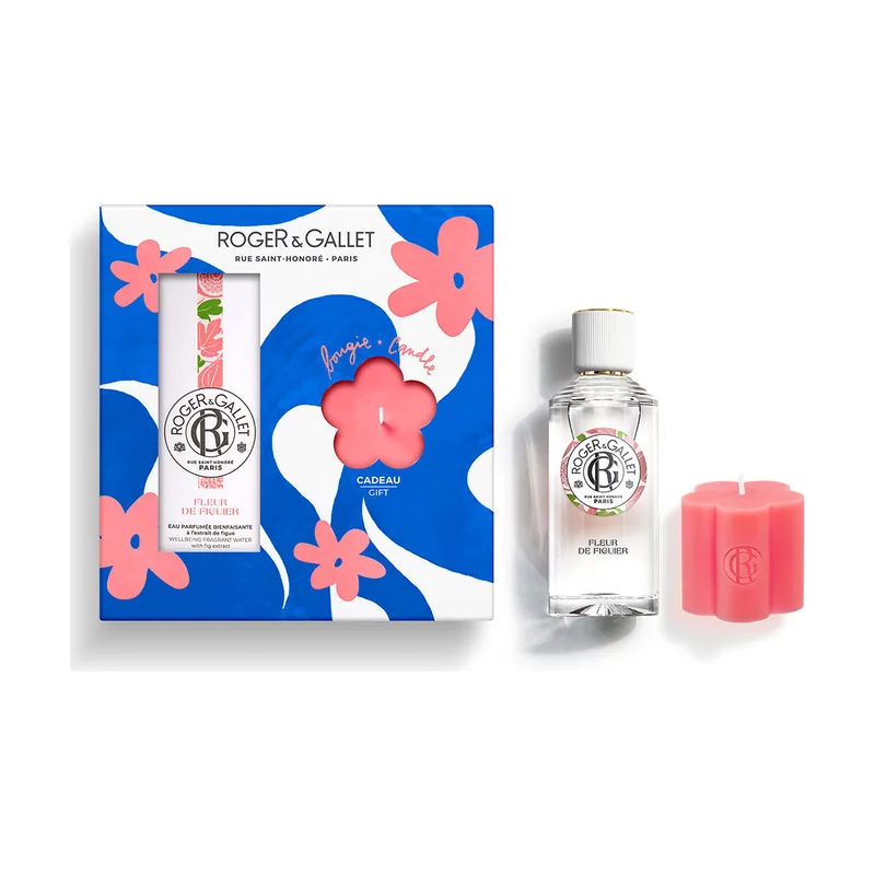 Roger & Gallet Fleur DE Figuier Agua Perfumada Bienestar Estuche 2 pz